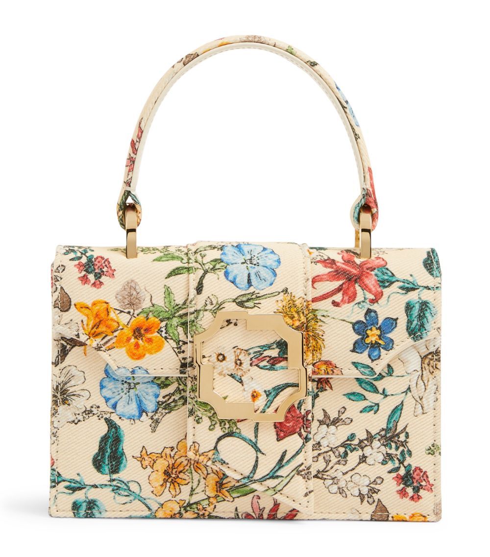 Mini Floral Print Audrey Top-Handle Bag | Harrods
