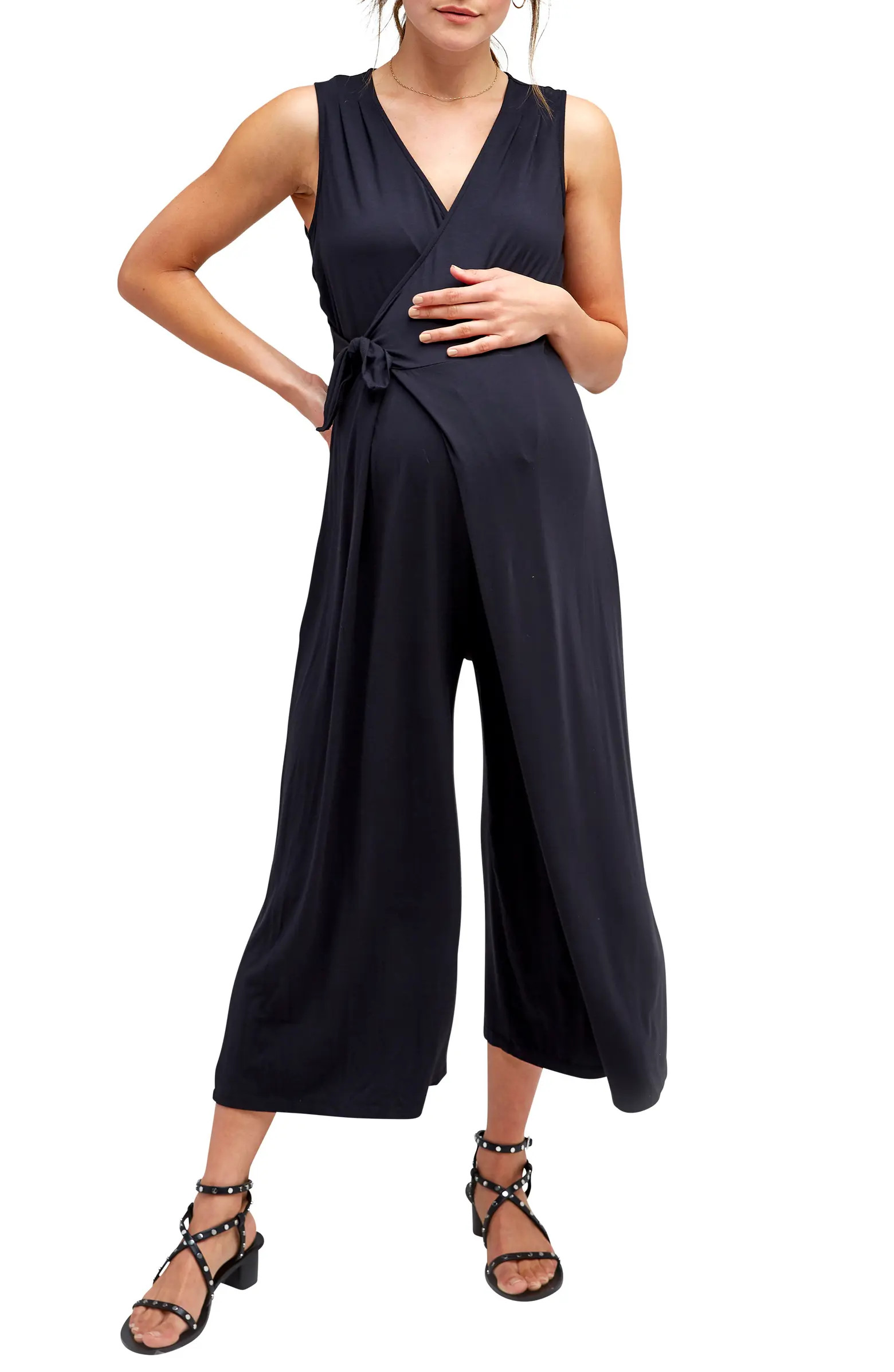 Francesca Wide Leg Maternity/Nursing Jumpsuit | Nordstrom