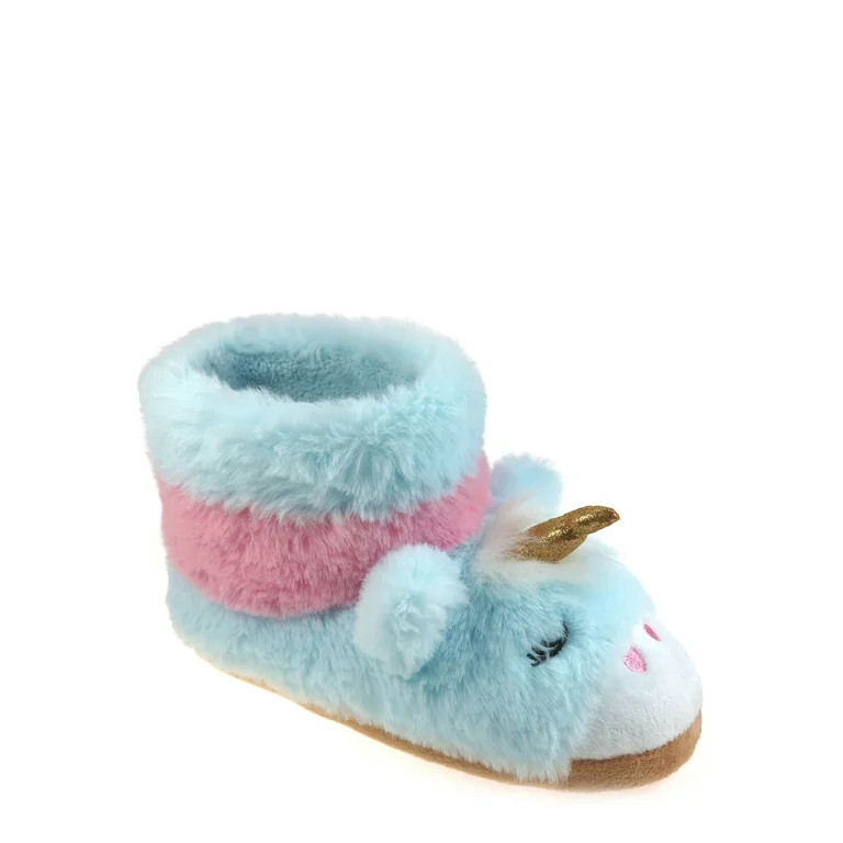 Wonder Nation Little Girl & Big Girl Unicorn Slipper, Sizes 13/1-6 | Walmart (US)