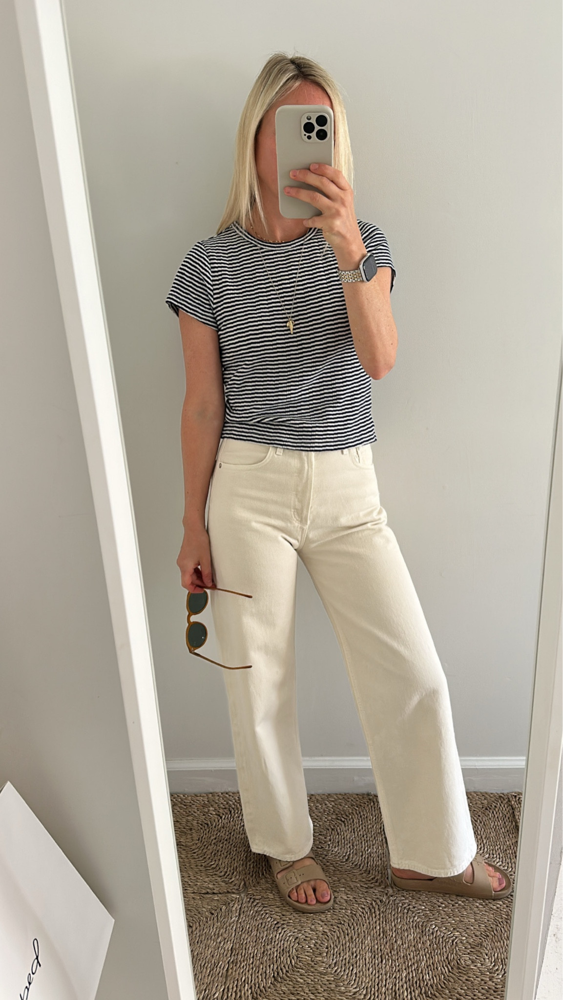 this pointelle is technically a pajama shirt but why can’t it be worn during the day??

wearing a medium in top, 25 in jeans. 


#LTKootd #LTKPetite