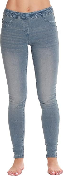 Just Love Denim Jeggings for Women with Pockets Comfortable Stretch Jeans Leggings | Amazon (US)