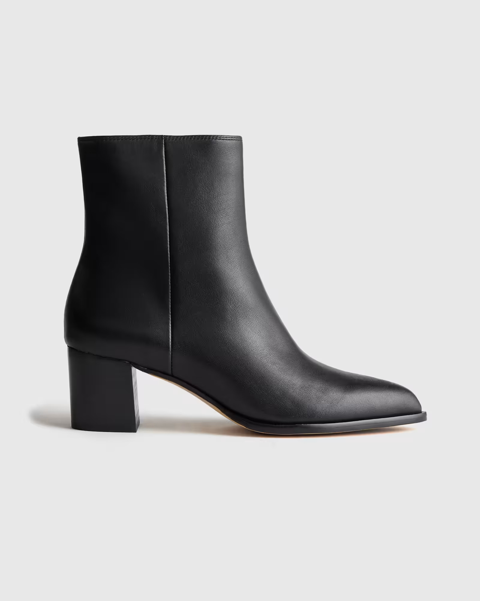 Italian Leather Heeled Ankle Boot | Quince