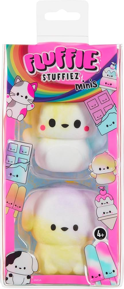 Fluffie Stuffiez Monkey & Dog Minis Collectible Feature Plush - Surprise Reveal Unboxing Soft and... | Amazon (US)