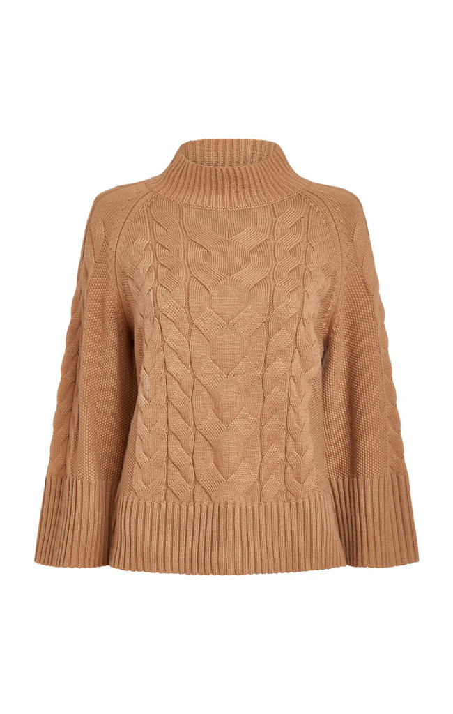 Cashmere-Enhanced Cable Sweater | Etcetera