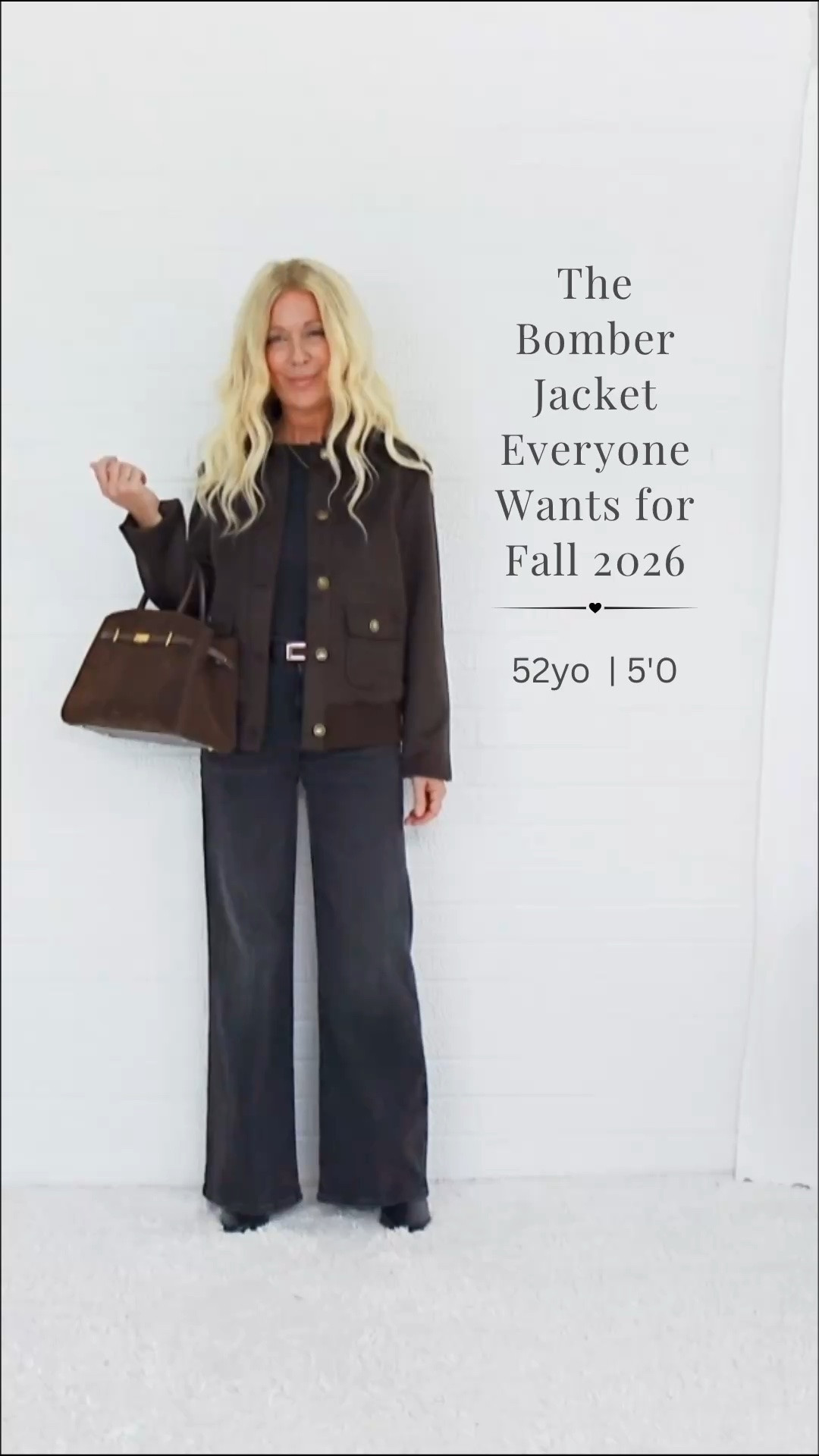 🍂 Comment JACKET to update your fall look with the bomber jacket everyone wants for Fall 2026!

This is not your 1980s bomber jacket. The modern silhouette and suede-like finish instantly make your entire outfit look current and up to date.

It is proof that you do not need to overhaul your wardrobe. Add one modern piece—and everything else in your closet feels new again.

Valarie 🤎

#fallfashion #falloutfits #womenover40 #womenover50 #womenover60

#LTKSeasonal #LTKOver40 #LTKPetite