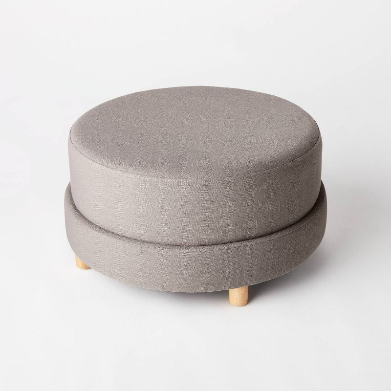 Wilmington Upholstered Round Ottoman - Threshold™ designed with Studio McGee | Target