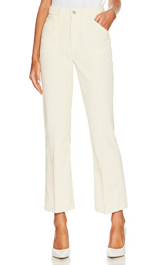 Corduroy 70 Orginals Pocket Loose Flare in Vintage Ivory | Revolve Clothing (Global)