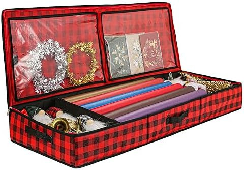 Wrapping Paper Storage Container – Fits up to 40" Rolls - Underbed Gift Wrap Organizer for Wrap... | Amazon (CA)