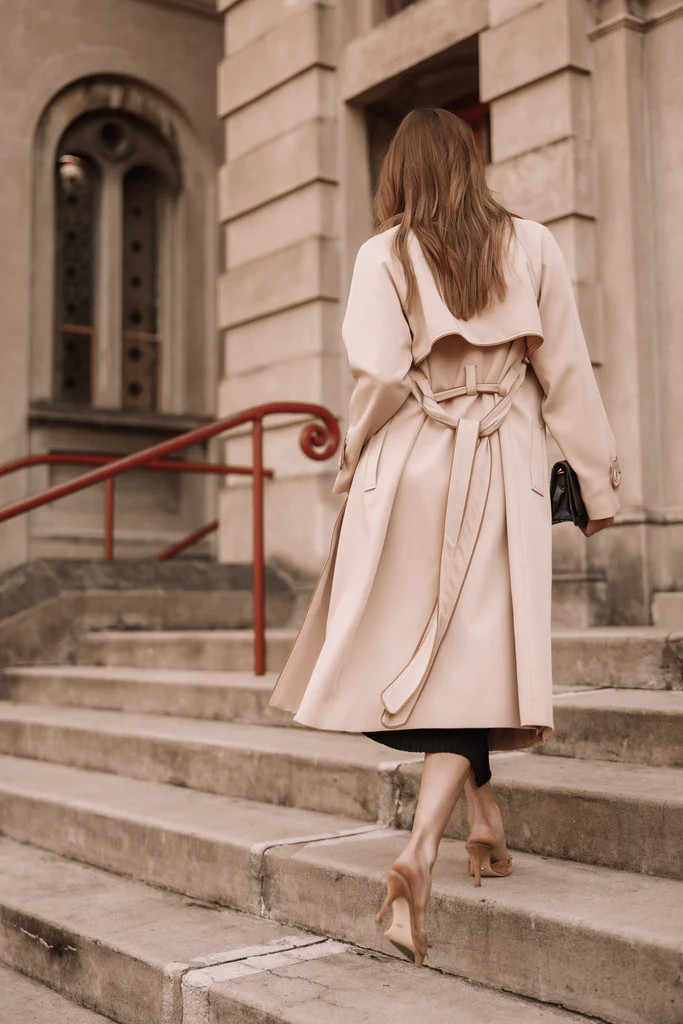 Cayenne Contrast Binding Trench Coat - Camel | Petal & Pup (US)