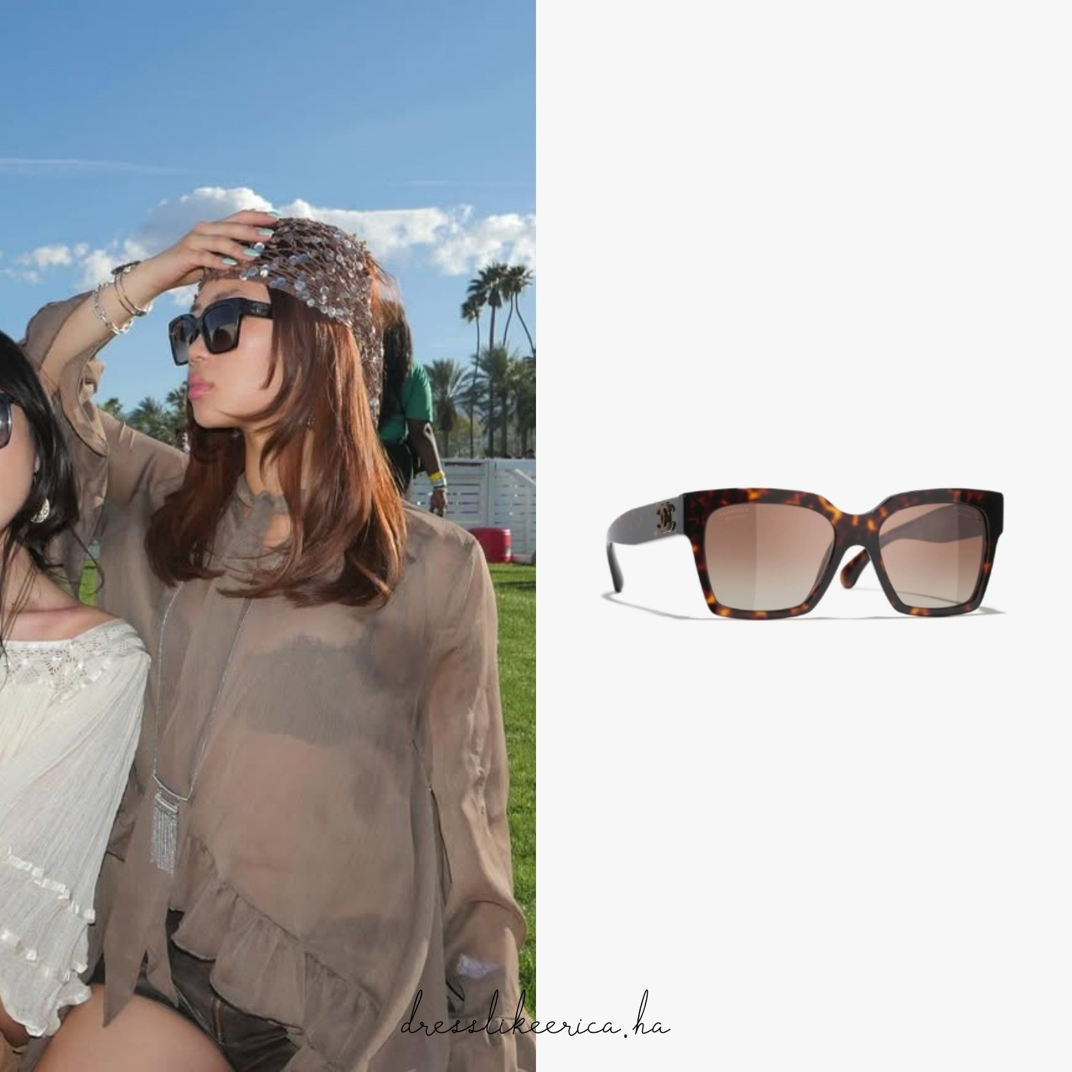 Erica Ha's Sunglasses for COACHELLA! Linked below ↓

#LTKFestival #LTKgrwm #LTKootd