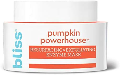 Bliss Pumpkin Powerhouse Resurfacing and Exfoliating Enzyme Face Mask with Shea Butter and Prebio... | Amazon (US)