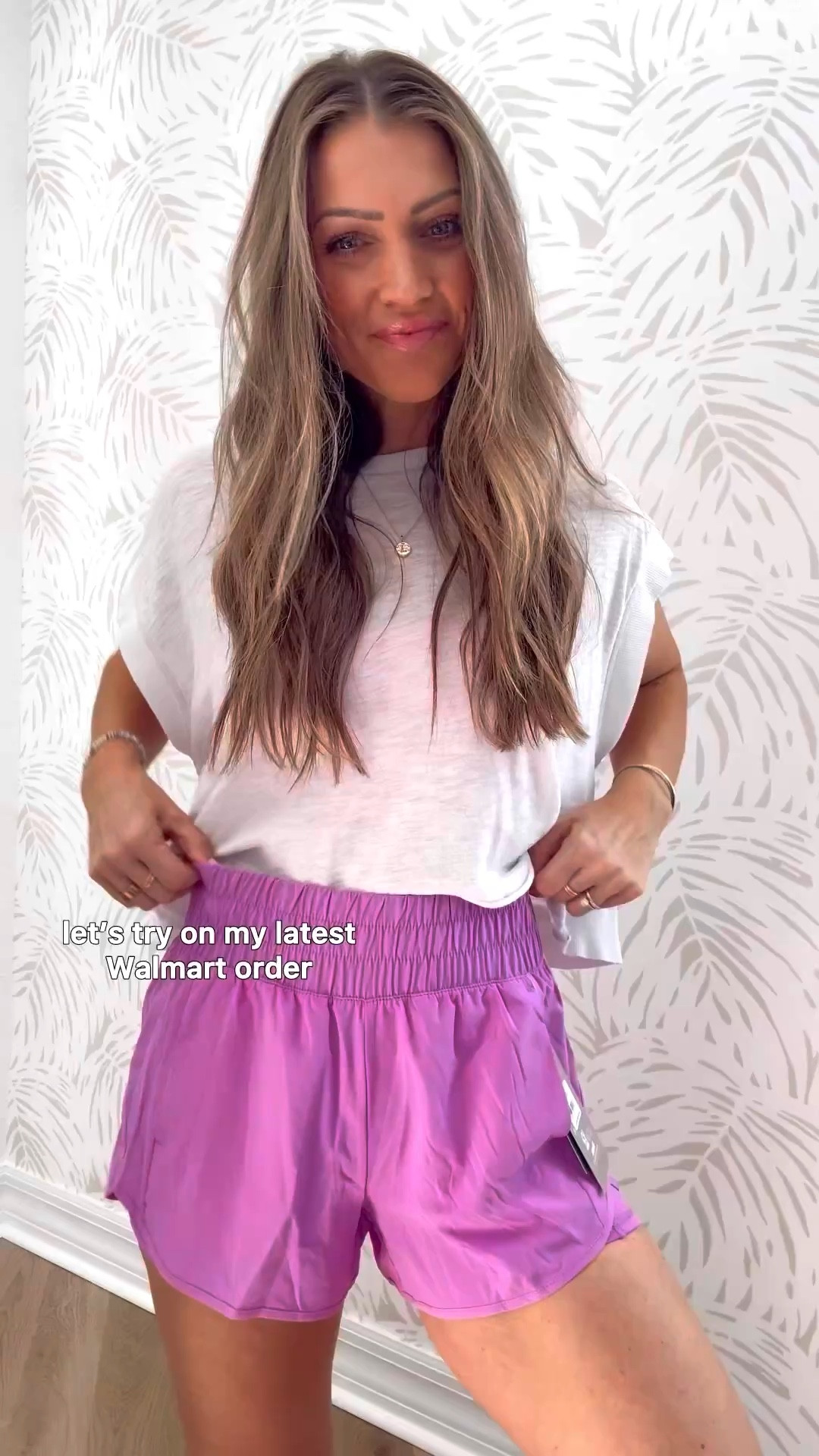 Cutest new Wally arrivals!
I always size down in XS in Walmart, they run big. I went down in everything except the pink-purple shorts (wearing S but should’ve done XS! They run big!), and I did a S in the blue shorts and decided to get a S in the pjs instead of XS so they would be oversized.. up to your personal preference fit of jammies! They’re a lil big but I don’t like jams snug. I’ve also already washed & dried them (couldn’t wait to wear because they’re SO butter soft!) and they didn’t shrink or peel 👏🏻 this brand of pajamas they make are heavenly!! A MUST try.  I’ve had these sandals for a long time and my pair finally gave out so I got a new pair! They’re my go-to in the summer everyday. And I thought these heels were so pretty for spring and summer weddings! LOVE that the heel is low and comfy  

Walmart finds 
affordable outfits 
Activewear
Spring break 