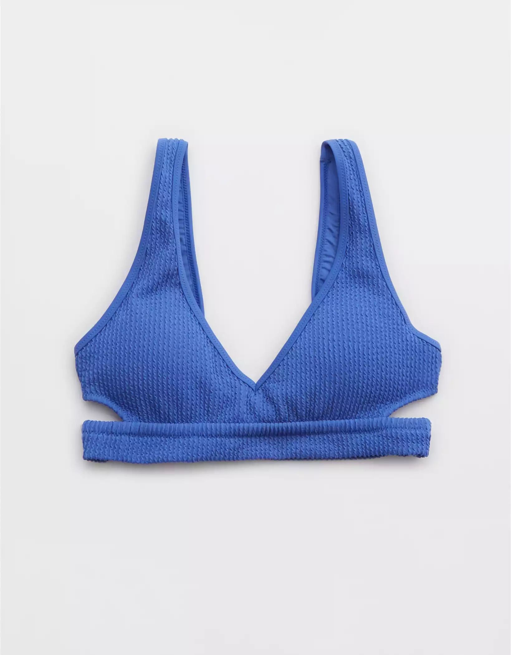 Aerie Crinkle Voop Cut Out Bikini Top | American Eagle Outfitters (US & CA)