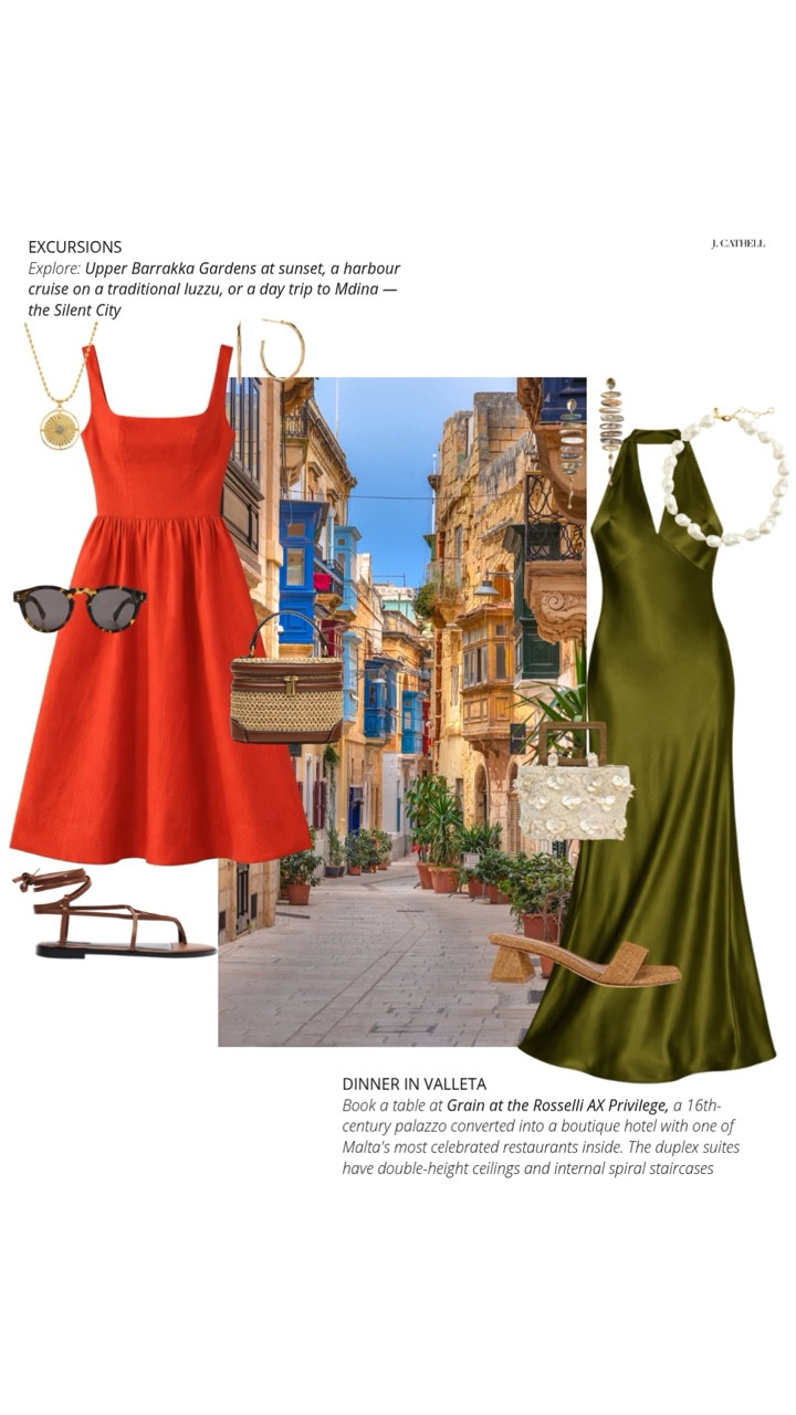 Okay but… why is no one talking about Malta? 🇲🇹✨

While everyone’s headed back to the usual spots, this tiny Mediterranean island is quietly having a major moment—think the bluest water, incredible food, and endless history (and yes, it’s officially trending for 2026 👀).

And if you’re doing Malta, you’re doing it right—Sicily is just a quick hop away, so we’re turning it into a full 10-day, multi-stop dream itinerary with one sailing day you’ll never forget.

Save this for your next trip and tap to shop the looks I’d pack for it all. 🤍🌊#Malta #SicilyTravel #EuroSummer #TravelStyle #VacationInspo #

#LTKootd #LTKOver40 #LTKTravel