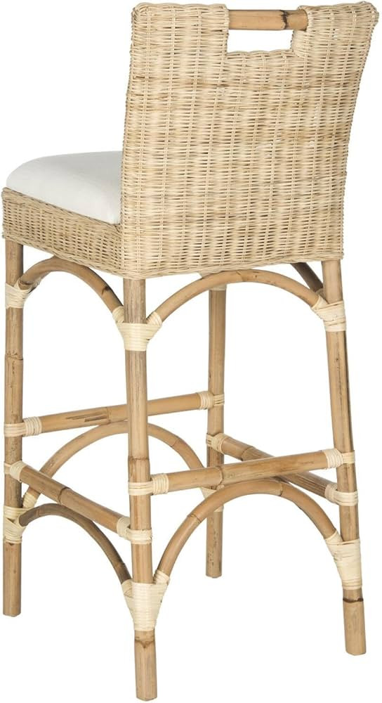 Safavieh Home Collection Fremont Natural Barstool | Amazon (US)