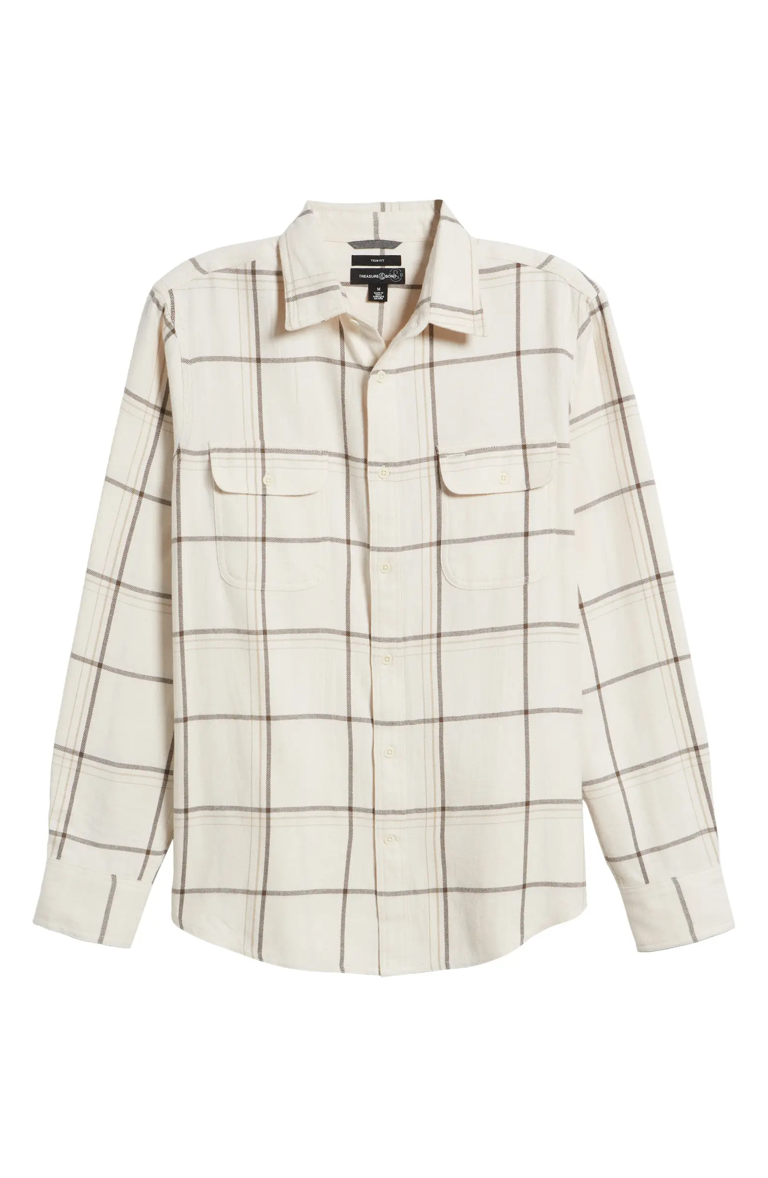 Trim Fit Plaid Flannel Shirt | Nordstrom