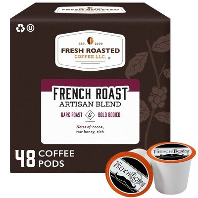 Fresh Roasted Coffee - 48 CT French Roast Dark Roast Single Serve Pods | Target