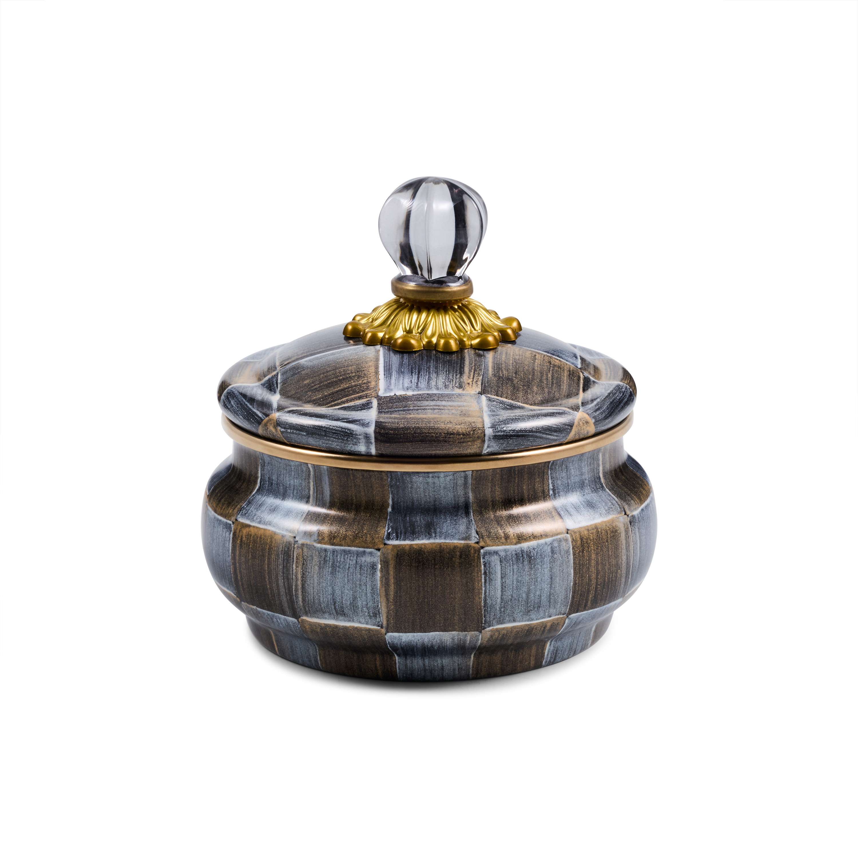 MacKenzie-Childs Sophisticheck Squashed Pot | MacKenzie-Childs