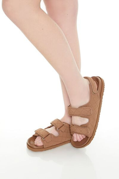 Quilted Dual-Strap Sandals | Forever 21