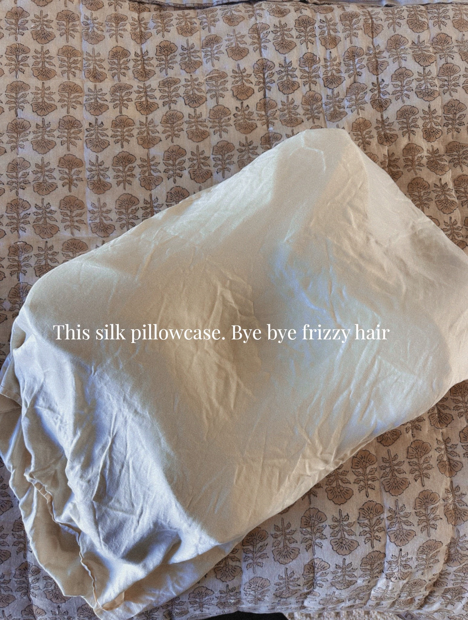 The best silk pillowcase. Bye bye frizzy hair  

#LTKselfcare #LTKBeauty #LTKmorningroutine