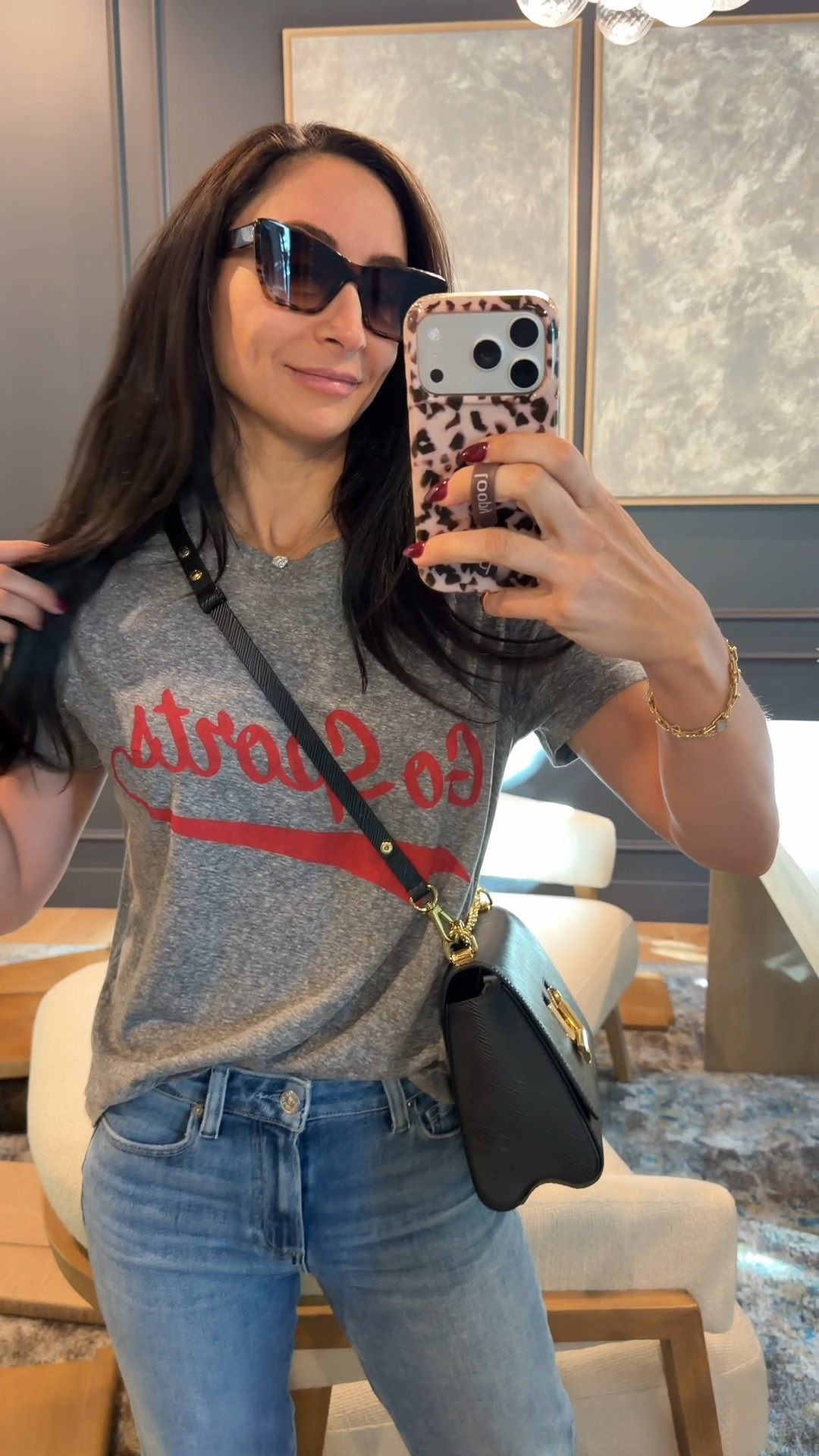 My uniform 🤣

One of my favorite T-shirts from one of my favorite brands! Also loving these straight leg jeans

#LTKOver40 #LTKPetite #LTKStyleTip