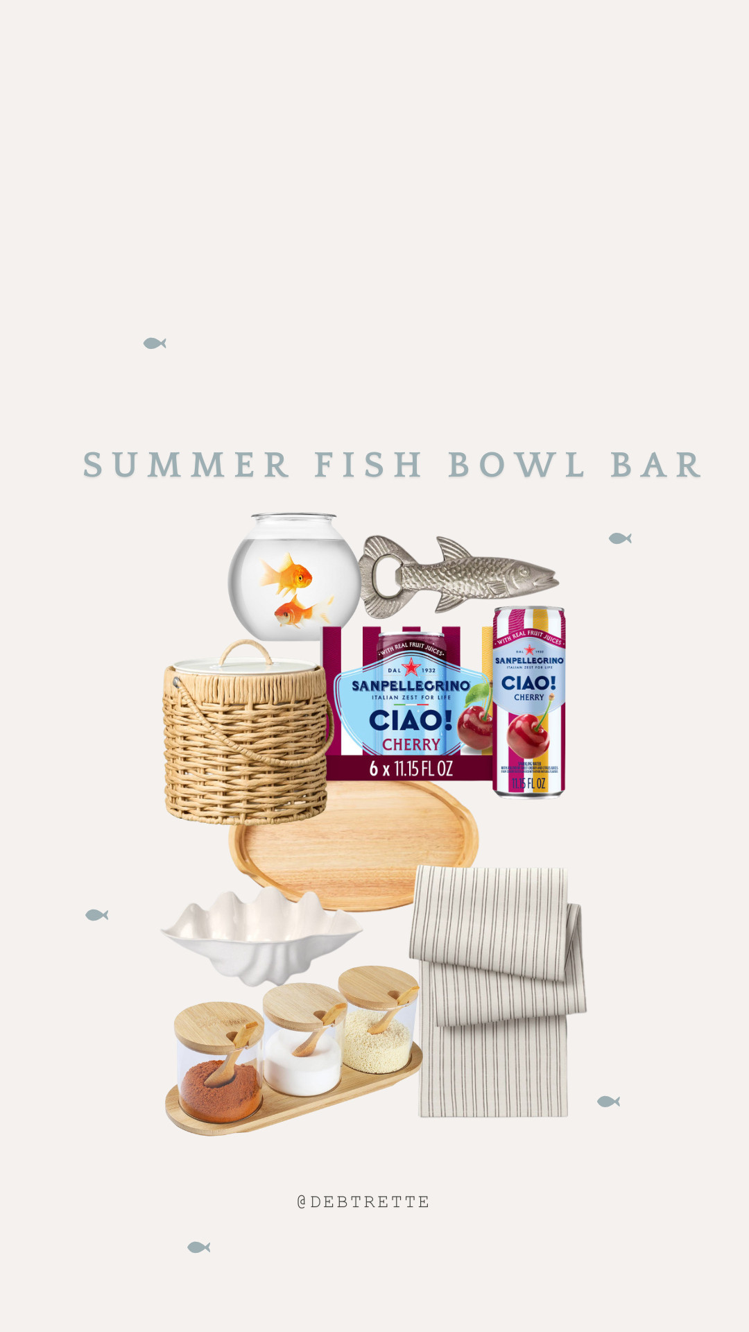 Summer Fish Bowl, everything you need! 

 #LTKSummerEdit #LTKParties

#LTKSeasonal