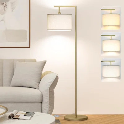 Samiron 64.1'' Gold LED Arched/Arc | Wayfair North America
