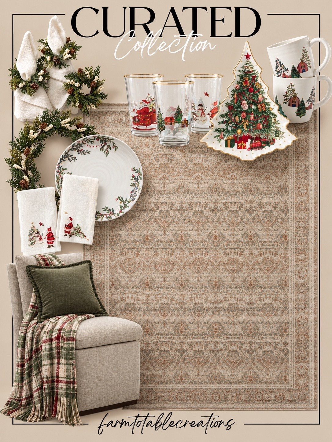 A Curated Christmas Collection 🎄

A little holiday home inspiration filled with cozy textures, timeless Christmas details, and those special pieces that make your home feel extra festive. From beautiful tabletop finds to cozy layers and seasonal accents, these are the pieces I’m loving for creating a warm, collected Christmas look. 🤎

#ChristmasDecor #HolidayHome #ChristmasHomeDecor #ChristmasTableDecor #CozyChristmas #LTKHome

#LTKHome #LTKSeasonal #LTKSaleAlert