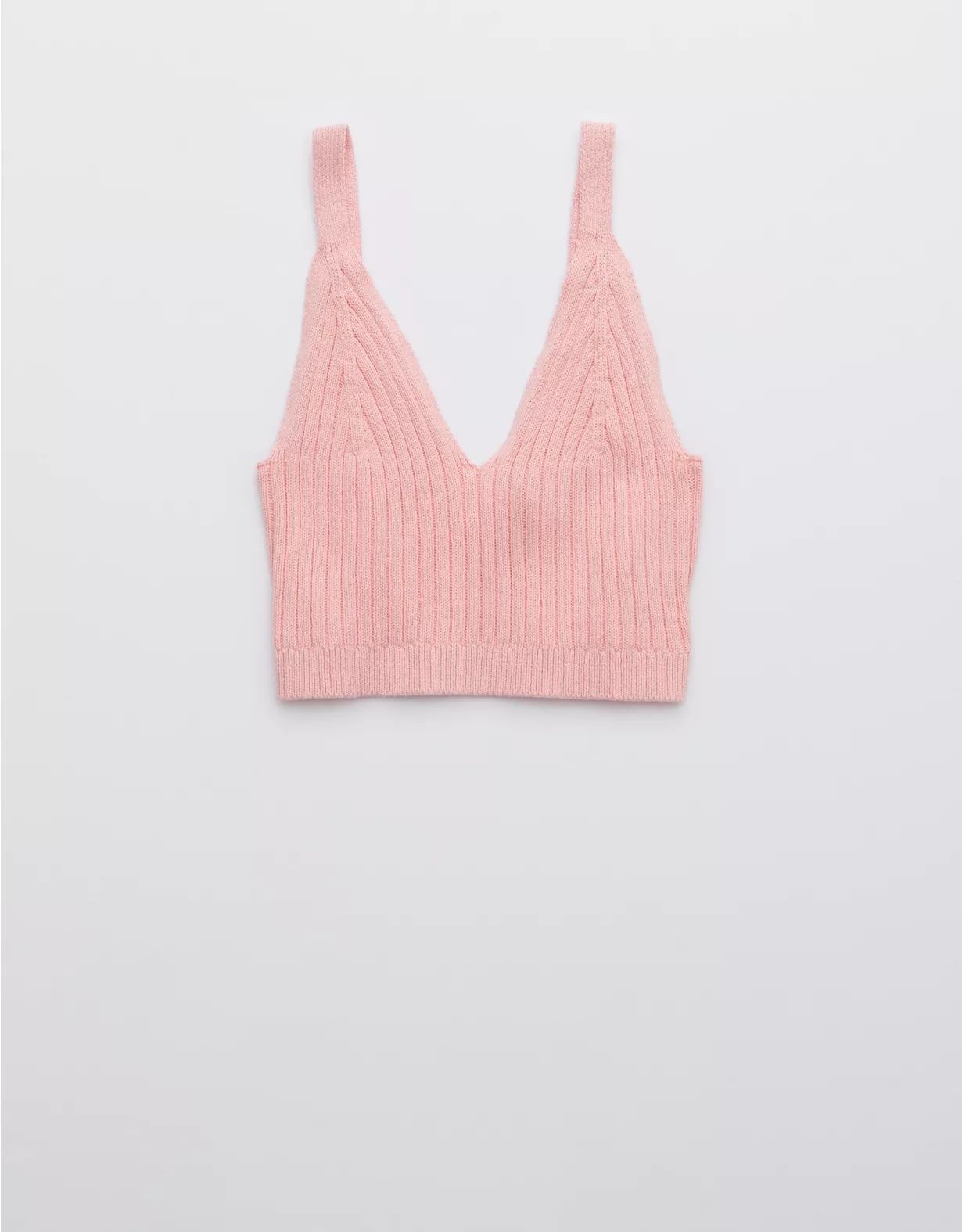 Aerie Cropped Sweater Bra Top | American Eagle Outfitters (US & CA)