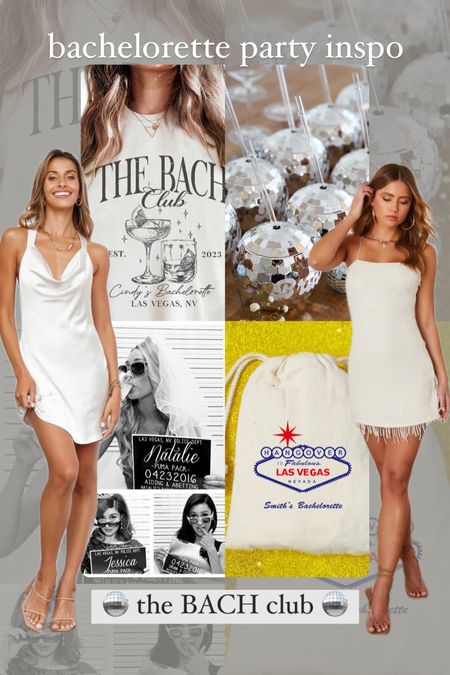 Bachelorette party idea: the Bach club // Vegas Bachelorette // party decor // white dresses 

#LTKparties #LTKwedding #LTKtravel