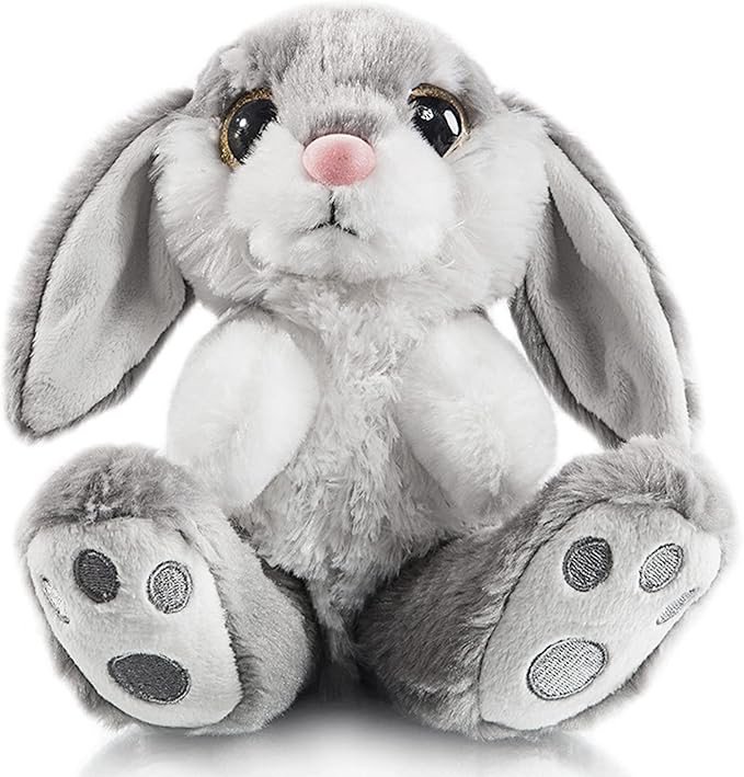 My OLi Easter Bunny Stuffed Animal 8.5in Plush Easter Rabbits Stuffed Animals with Floppy Ear Bed... | Amazon (US)
