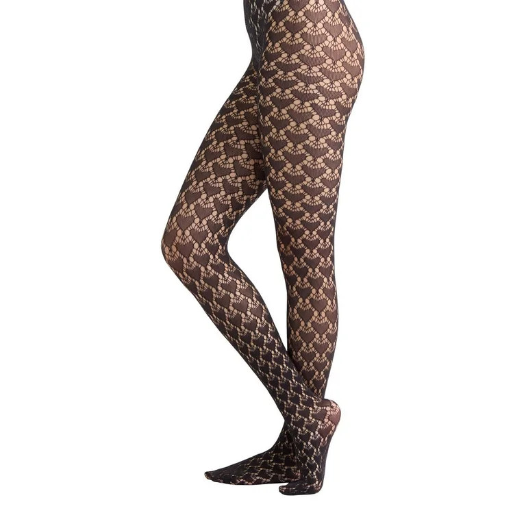 Joyspun Women's Heart Fishnet Tight, 1-Pack, Sizes S-XXL | Walmart (US)