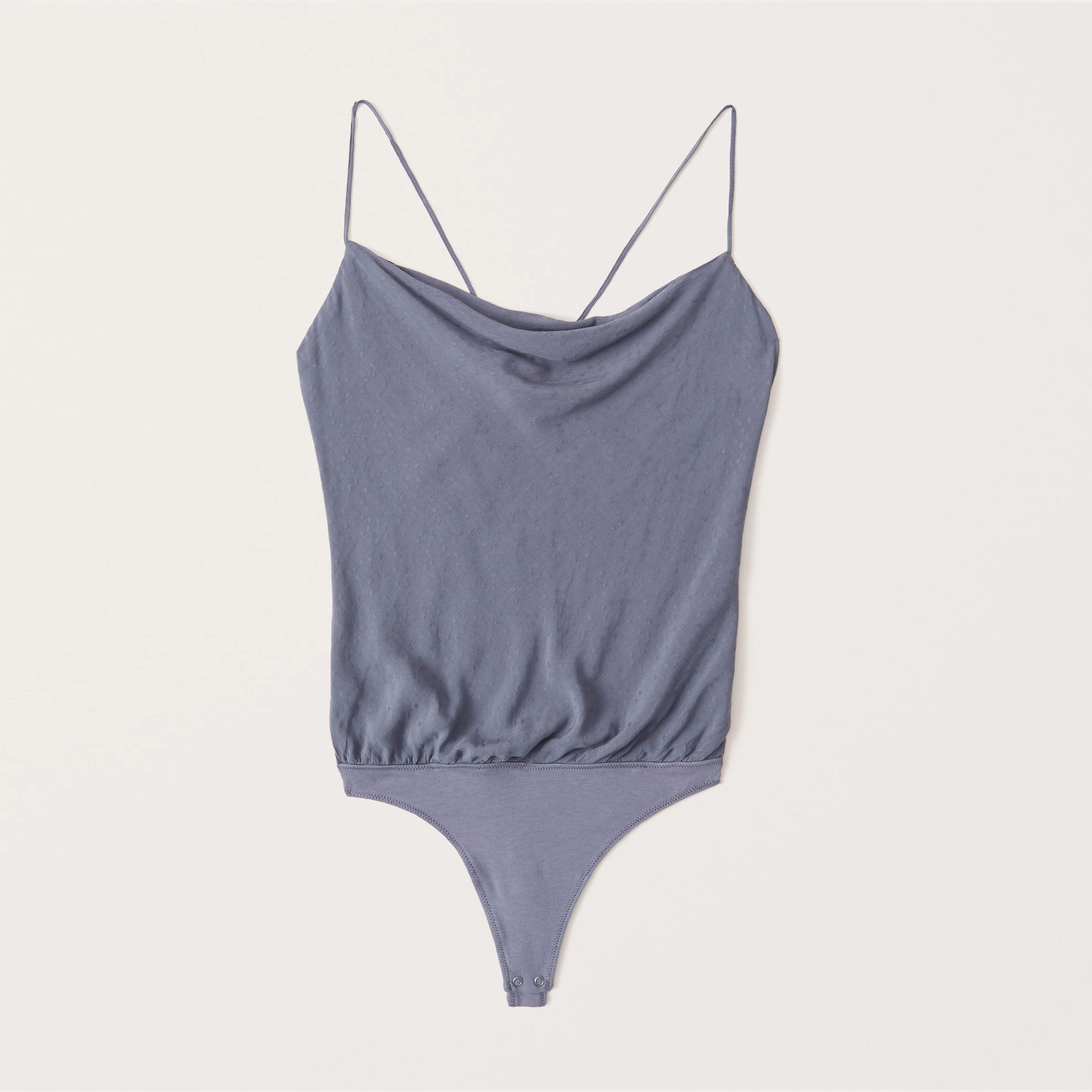 Cowlneck Tie-Back Bodysuit | Abercrombie & Fitch (US)