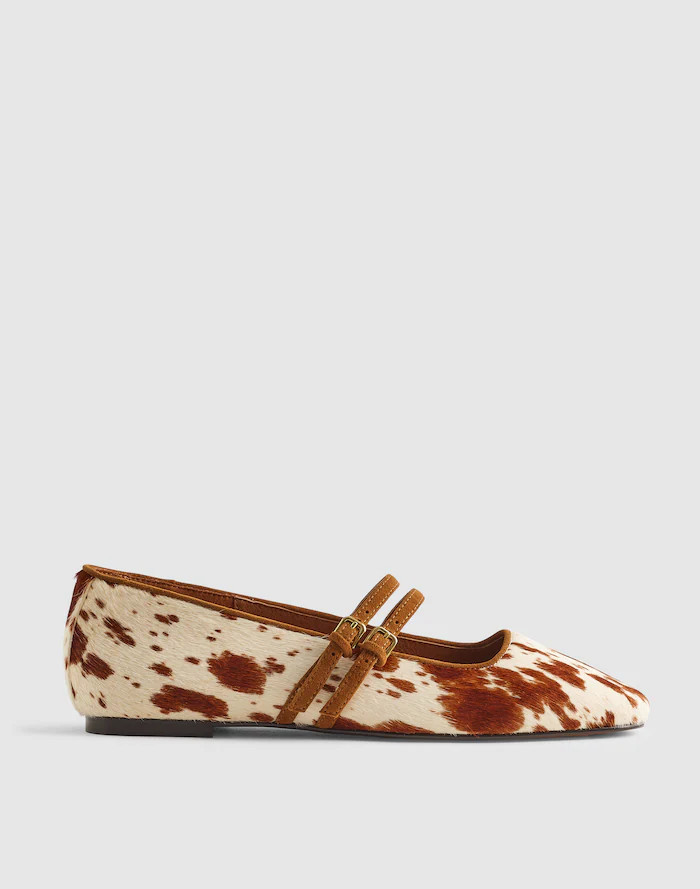 The Greta Double-Strap Ballet Flat | Madewell