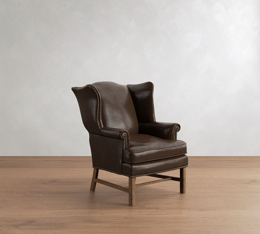 Thatcher Leather Chair | Pottery Barn (US)