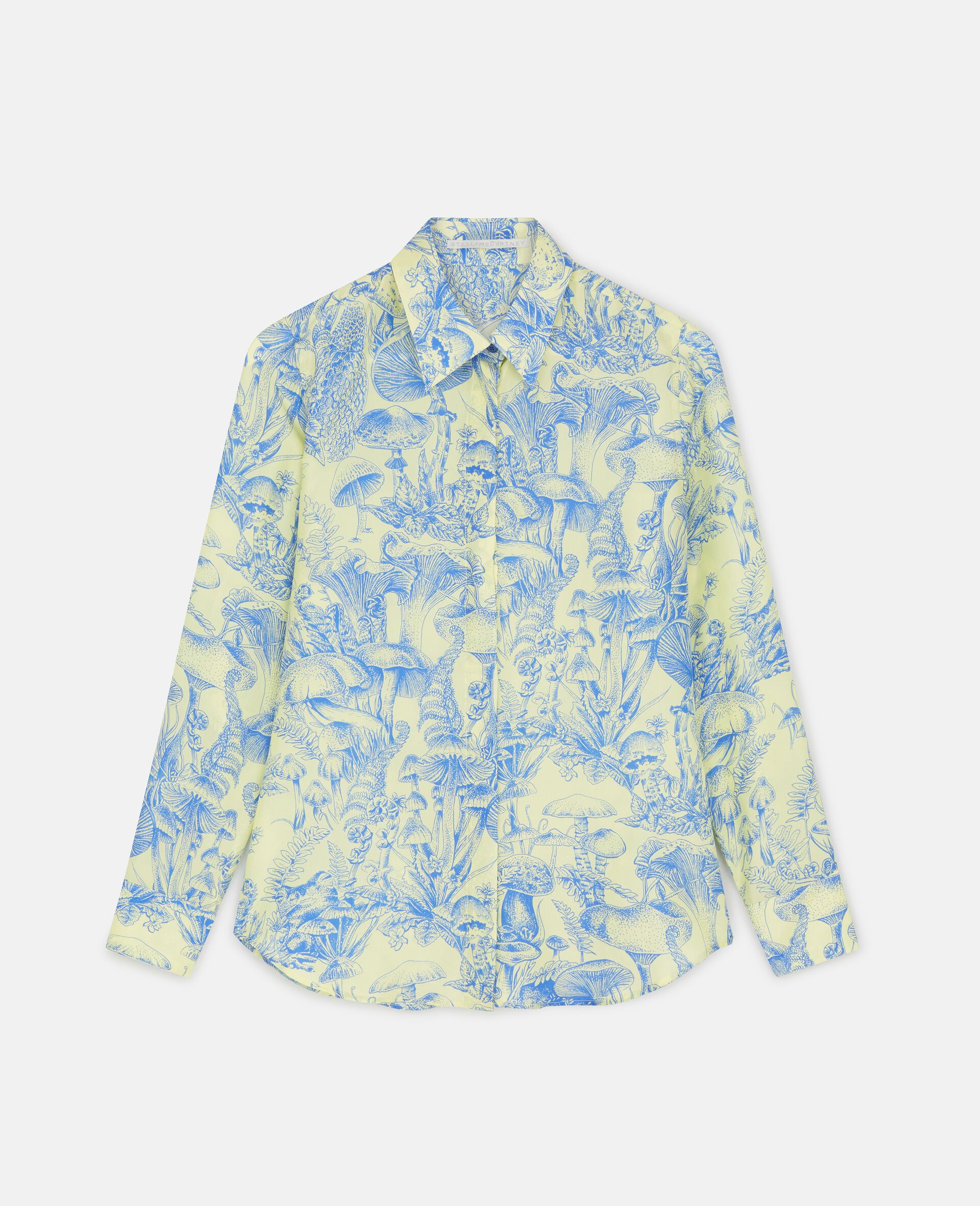 Mushroom Print Silk Shirt | Stella McCartney (Global)