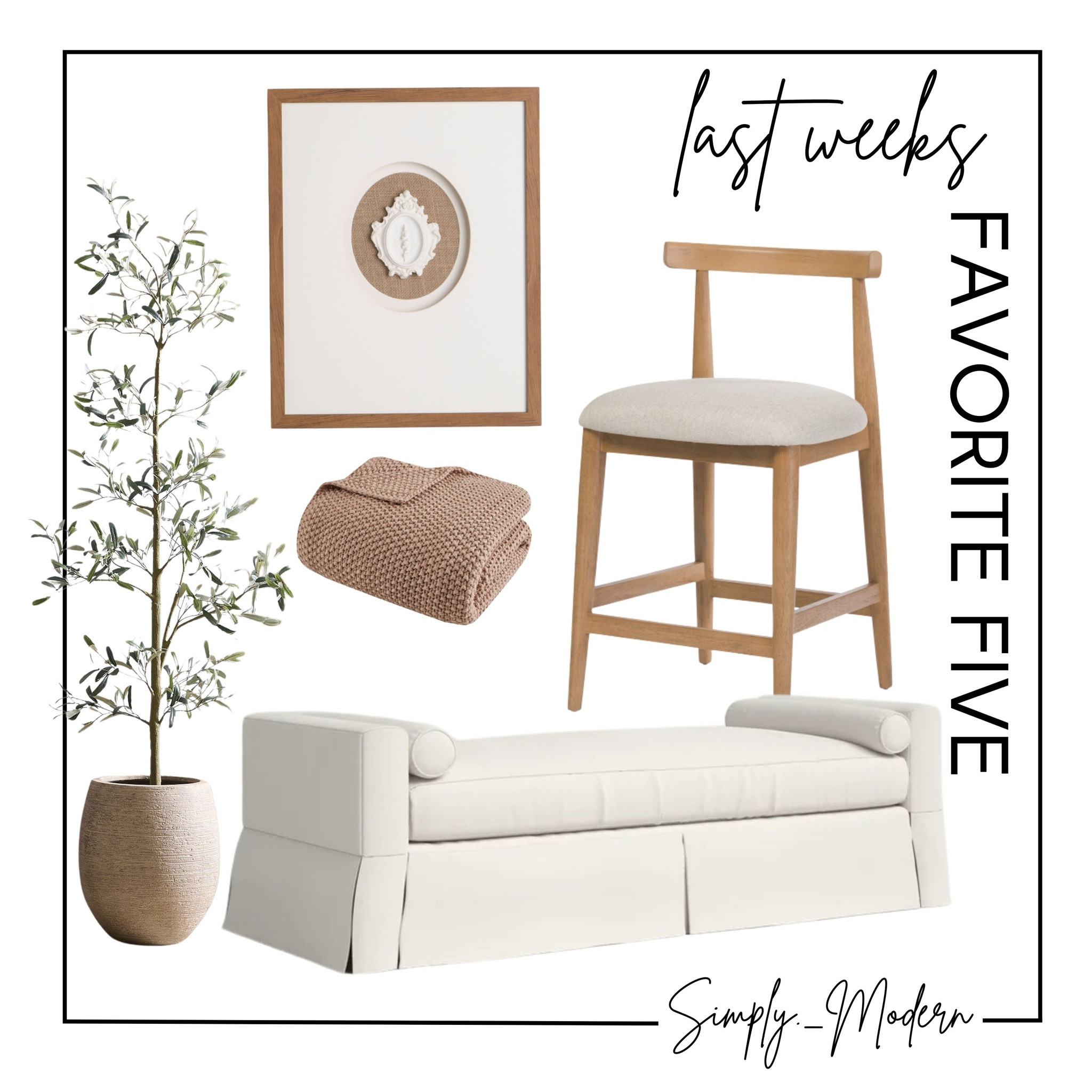 Favorite Five for the week of November 4-10, 2024

#LTKHome