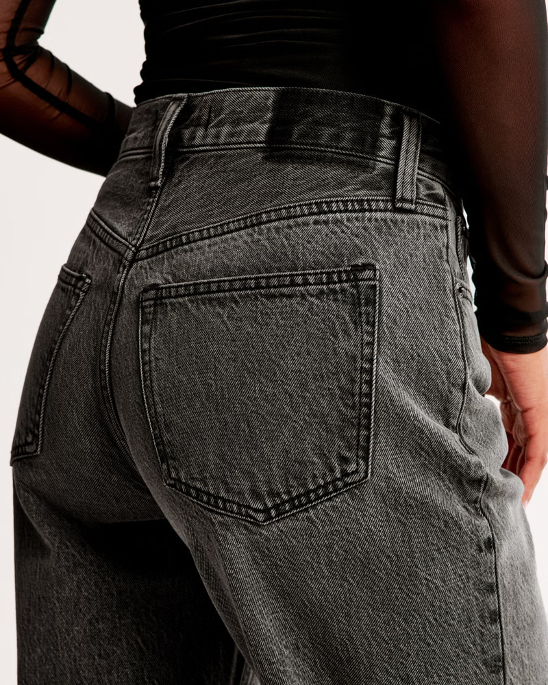 Women's High Rise Loose Jean | Women's Bottoms | Abercrombie.com | Abercrombie & Fitch (US)