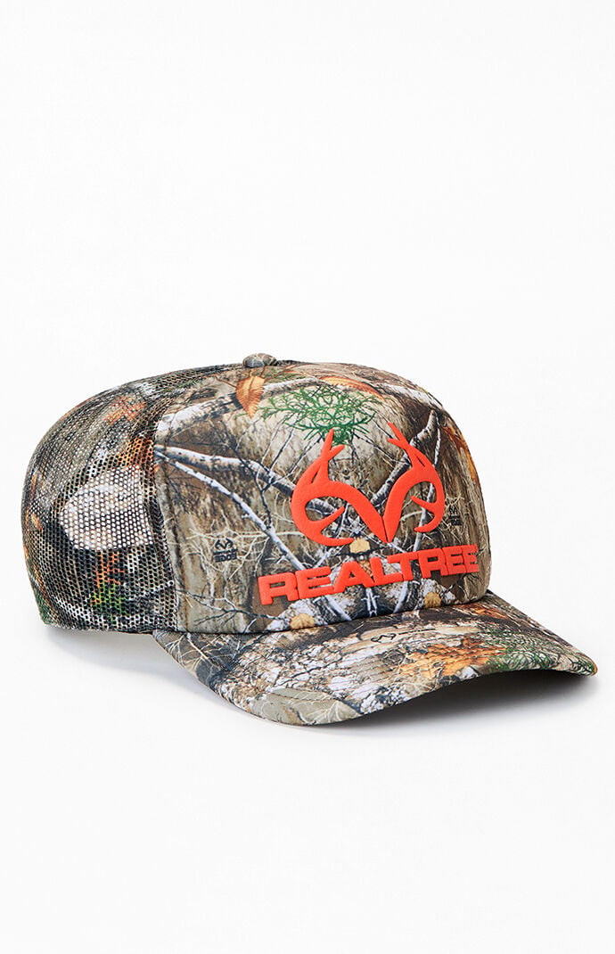 Center Stage Realtree Allover Camo Edge Foam Trucker Hat in Camouflage | PacSun
