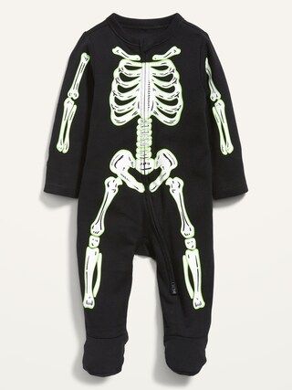 Unisex 2-Way-Zip Matching Halloween Sleep & Play Footed One-Piece for Baby | Old Navy (US)