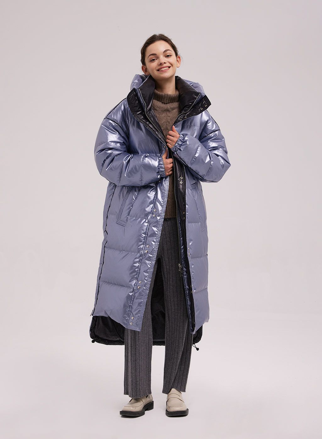 Hooded Quilted Shell Down Coat | NAP Loungewear