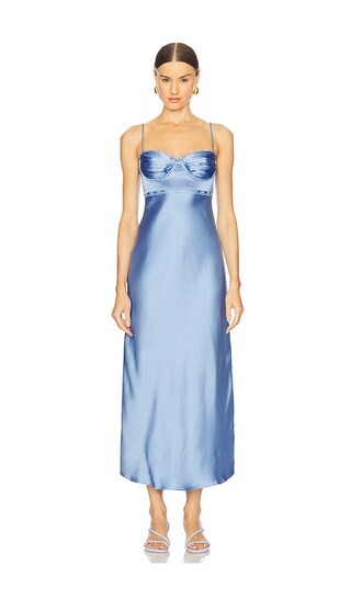Florianne Dress in Blue | Revolve Clothing (Global)