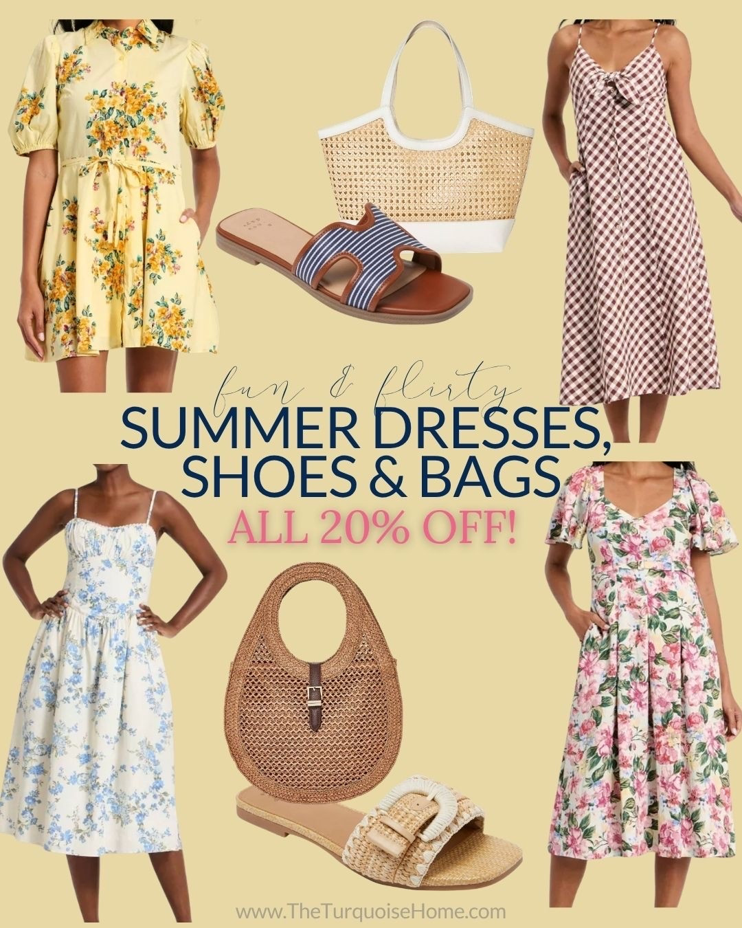 Summer dresses, shoes & bags, oh my!! And 20% off all of it! Perfectly just in time for a Mother’s Day dress!

#LTKMothersDay #LTKMidsize #LTKSaleAlert