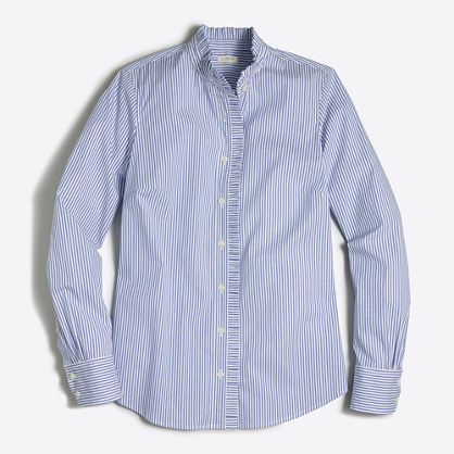 Striped ruffle shirt | J.Crew Factory