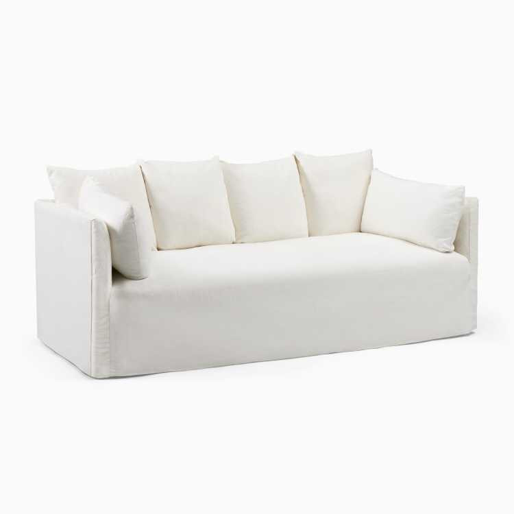 Shelter Skirted Slipcover Sofa (84") | West Elm (US)
