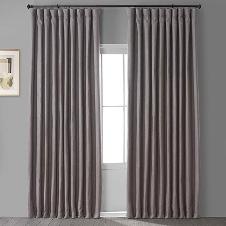 HPD Half Price Drapes BOCH-LN18511-108-DW Faux Linen Extra Wide Blackout Room Darkening Curtain (... | Amazon (US)