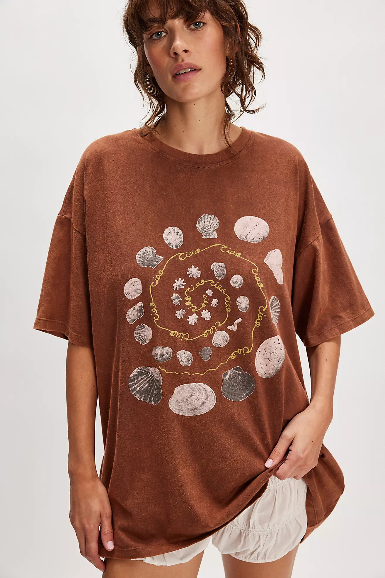 Ciao Ciao Vacation She Shells Box Tee | Free People (Global - UK&FR Excluded)