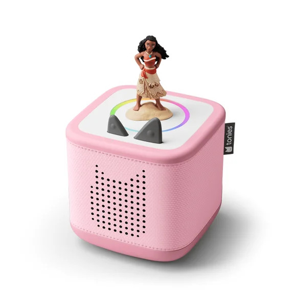 tonies Toniebox 2 Audio Player Bundle for Kids 1+ with Disney Moana - Cloud Pink - Walmart.com | Walmart (US)