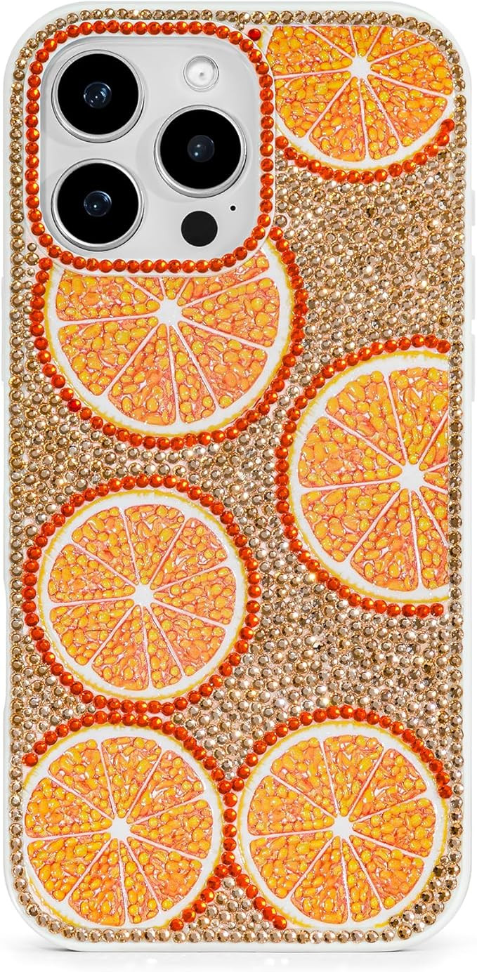 JW PEI Orange Burst Bling Phone Case - Multicolor Orange | Amazon (US)
