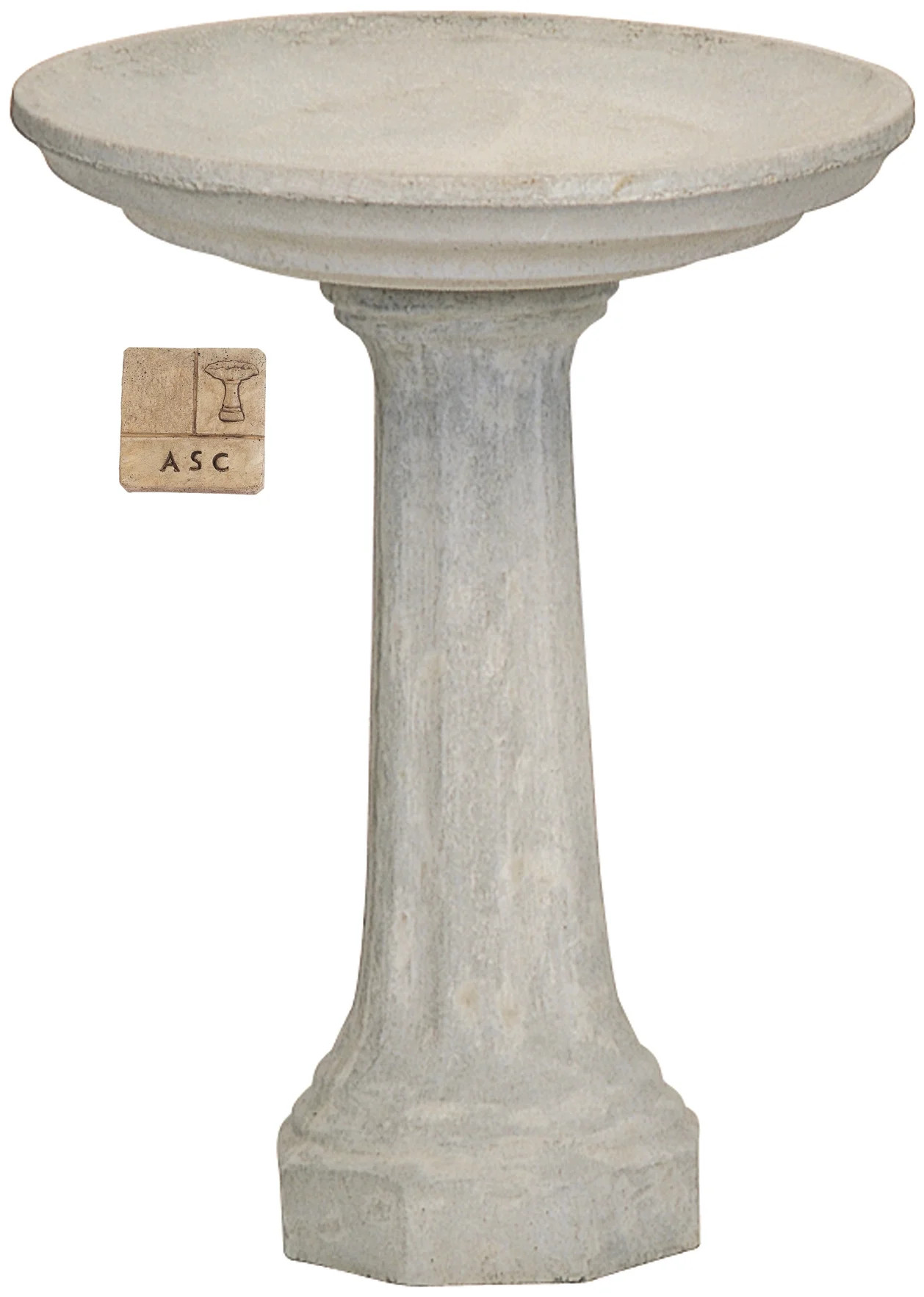 Plain birdbath w Octagon Base DSB | Walmart (US)